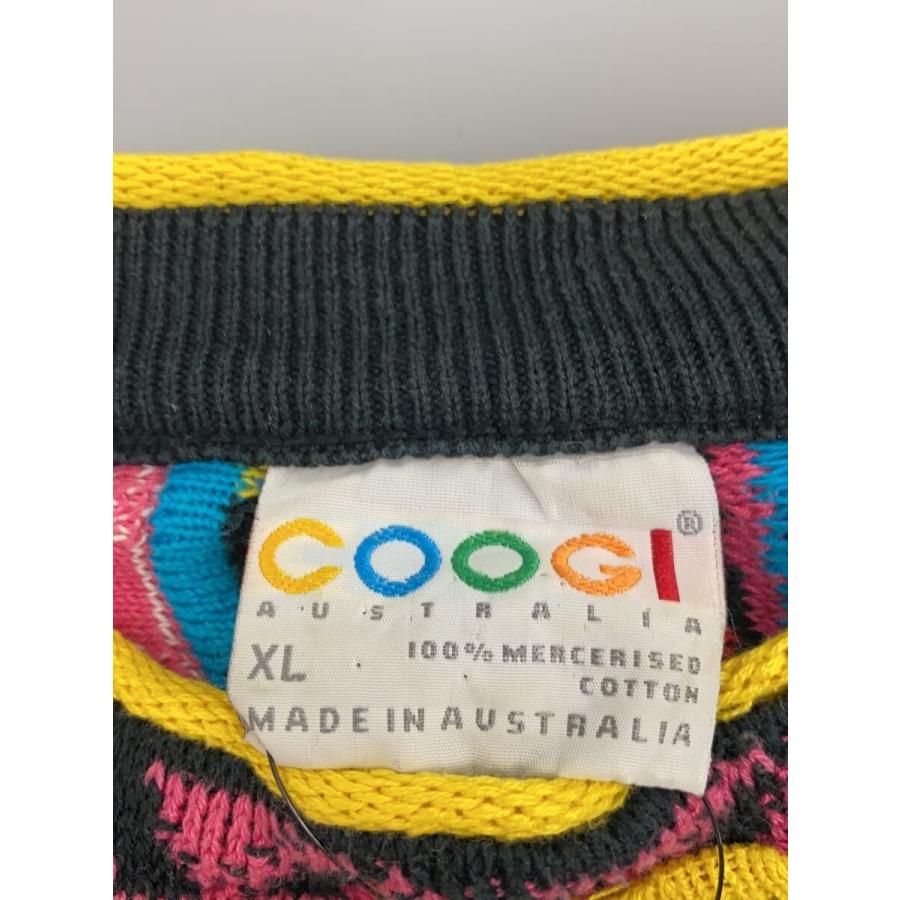 COOGI◇ニット・セーター(厚手)/XL/コットン/マルチカラー/総柄