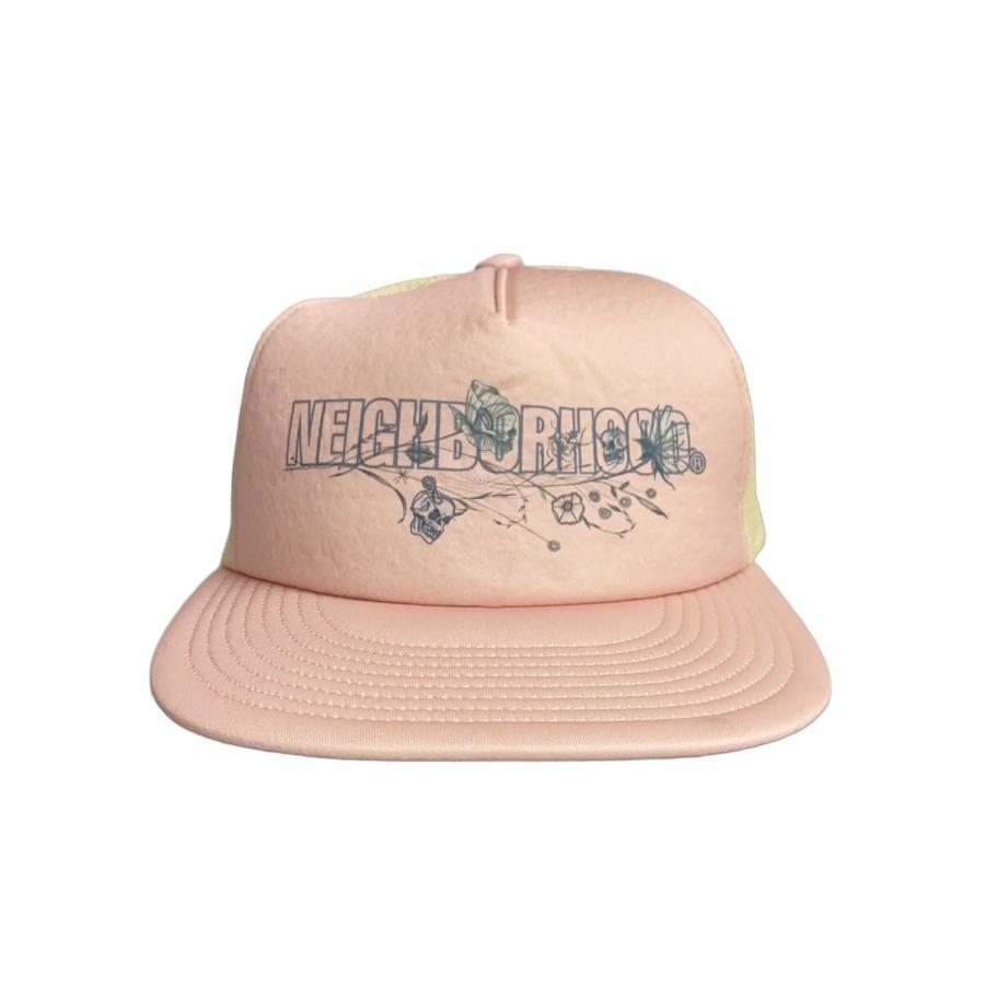 NEIGHBORHOOD◇メッシュキャップ/FREE/ポリエステル/PNK/メンズ