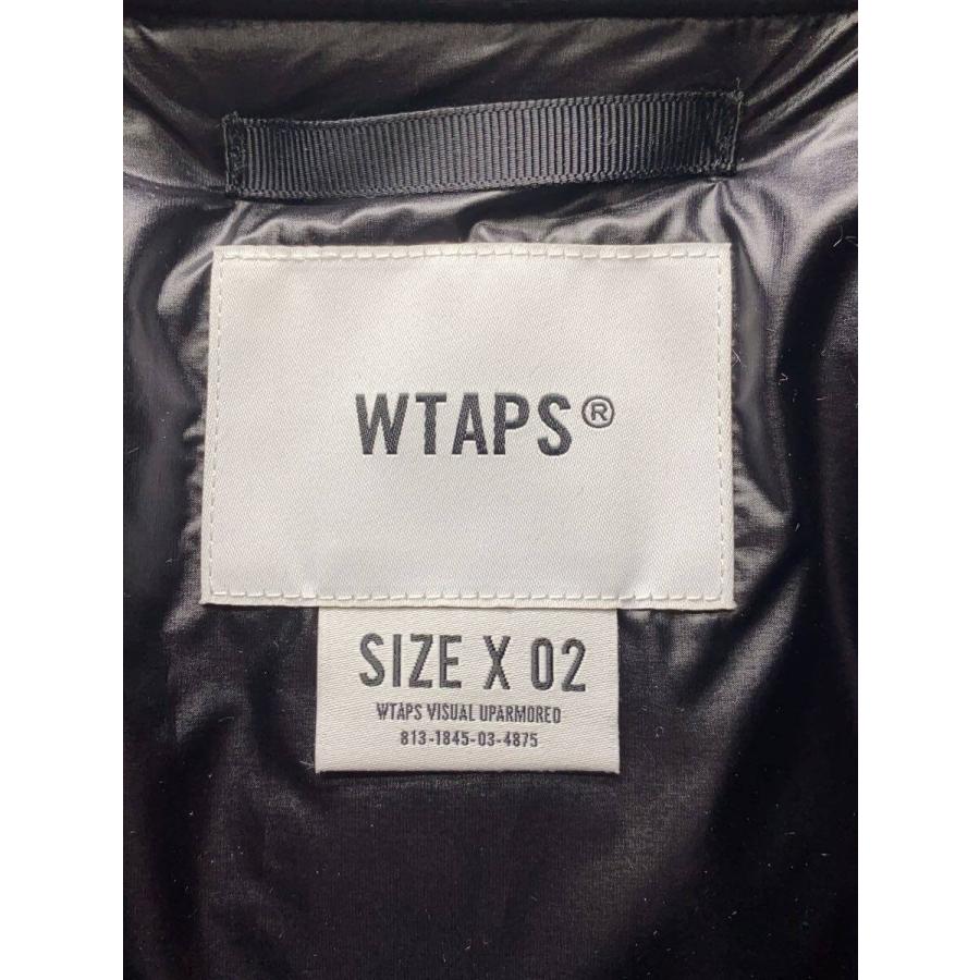 WTAPS◇ダウンジャケット/2/ナイロン/BLK/無地/232BRDT-JKM05