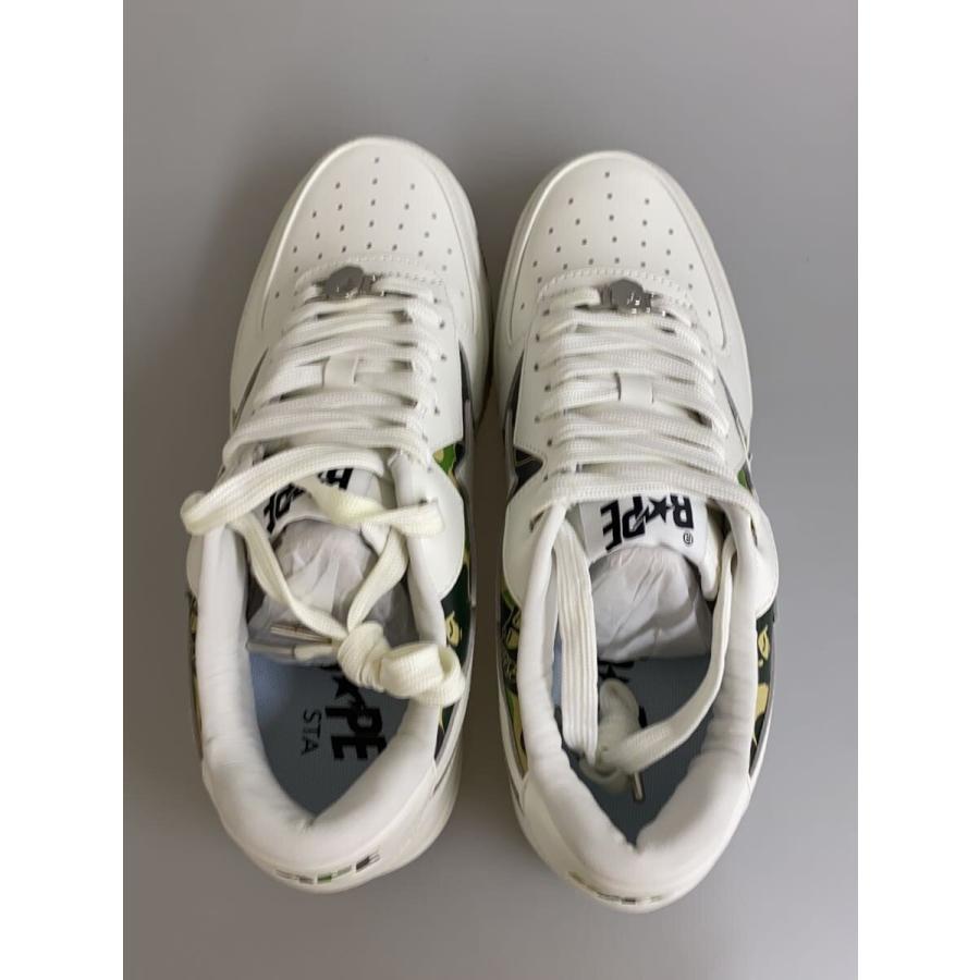 A BATHING APE◆ローカットスニーカー/26cm/WHTの画像