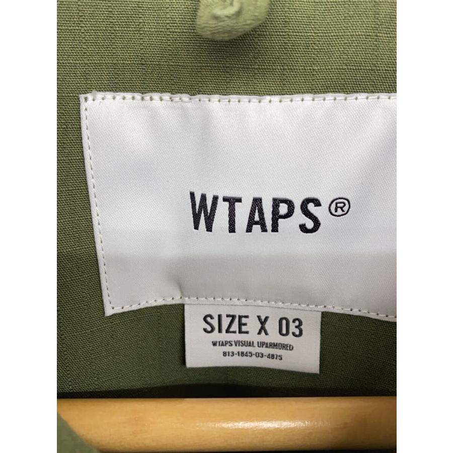 WTAPS◇半袖シャツ/3/ポリエステル/GRN/231TQDT-SHM02 : セカンド