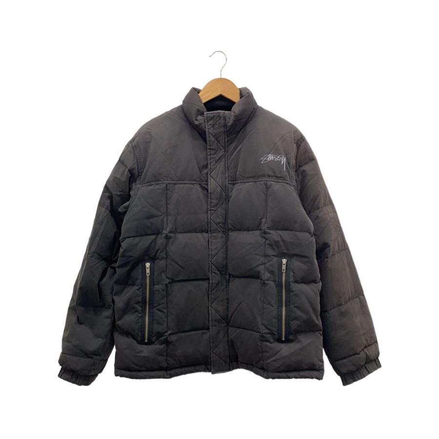 STUSSY◇ダウンジャケット/L/コットン/BLK// : セカンドストリート 