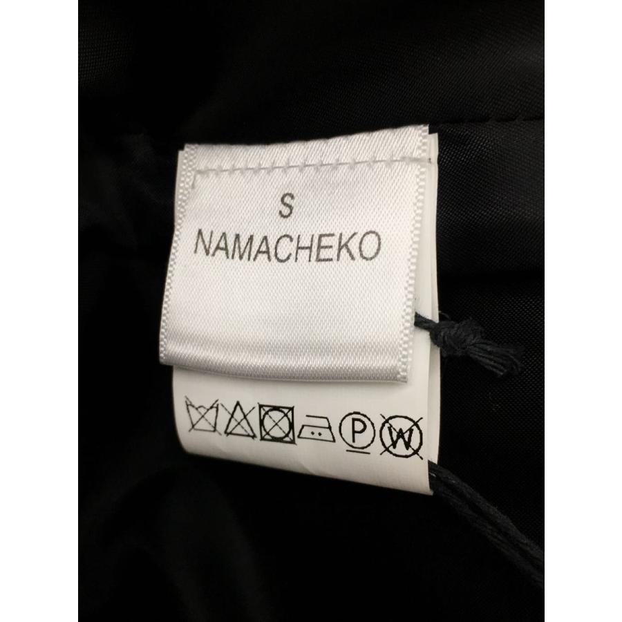 NAMACHEKO◇ベスト/S/ウール/BLK/18AW/ASSYMMETRIC VEST/ブラック