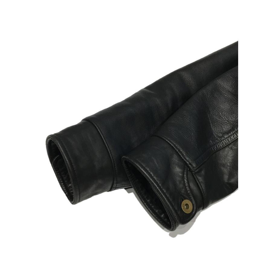 GANGSTERVILLE◇レザージャケット・ブルゾン/M/牛革/BLK/無地