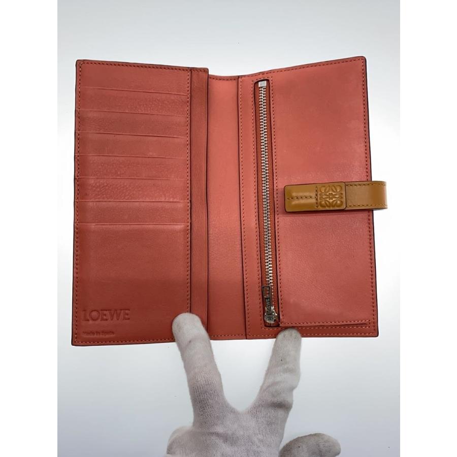 LOEWE◇バーティカルウォレットラージ/グレインカーフ/長財布/レザー
