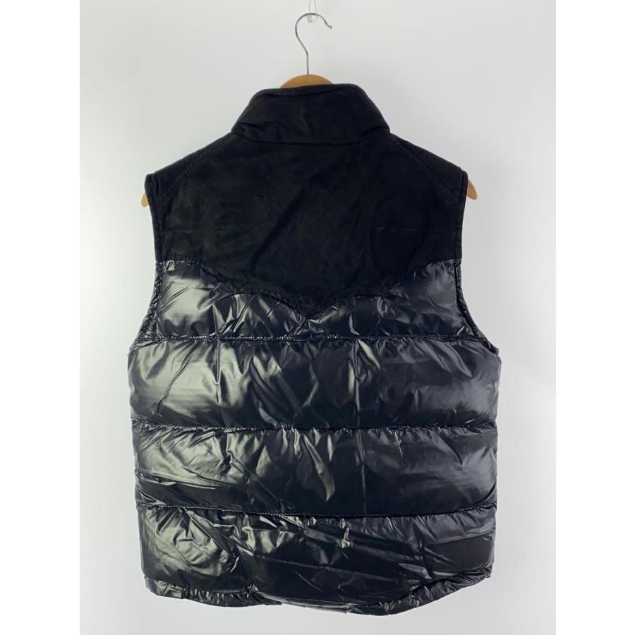 08AW NUMBER (N)INE ダウンベスト ブラック ポートランド期 NUMBER (N)INE◇ダウンベスト/4/ナイロン/BLK/08AW/ポートランド期