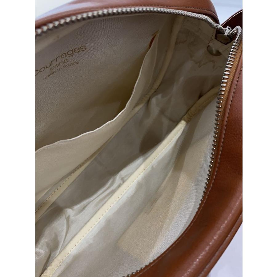 Courreges◇ショルダーバッグ/レザー/BRW// : セカンドストリートYahoo