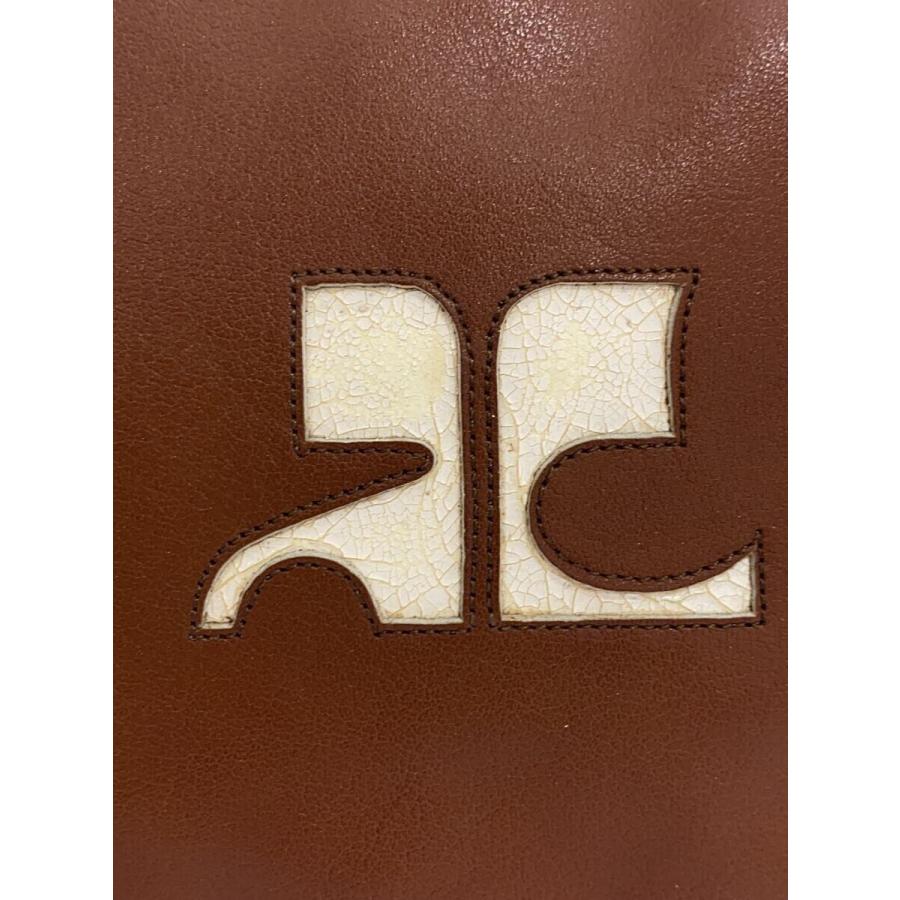 Courreges◇ショルダーバッグ/レザー/BRW// : セカンドストリートYahoo