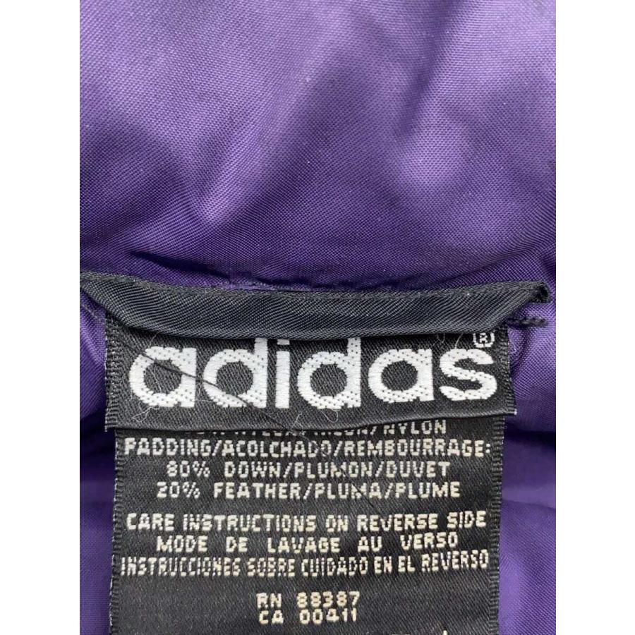 adidas◇90s/万国旗タグ/ダウンジャケット/L/ナイロン/ブラック