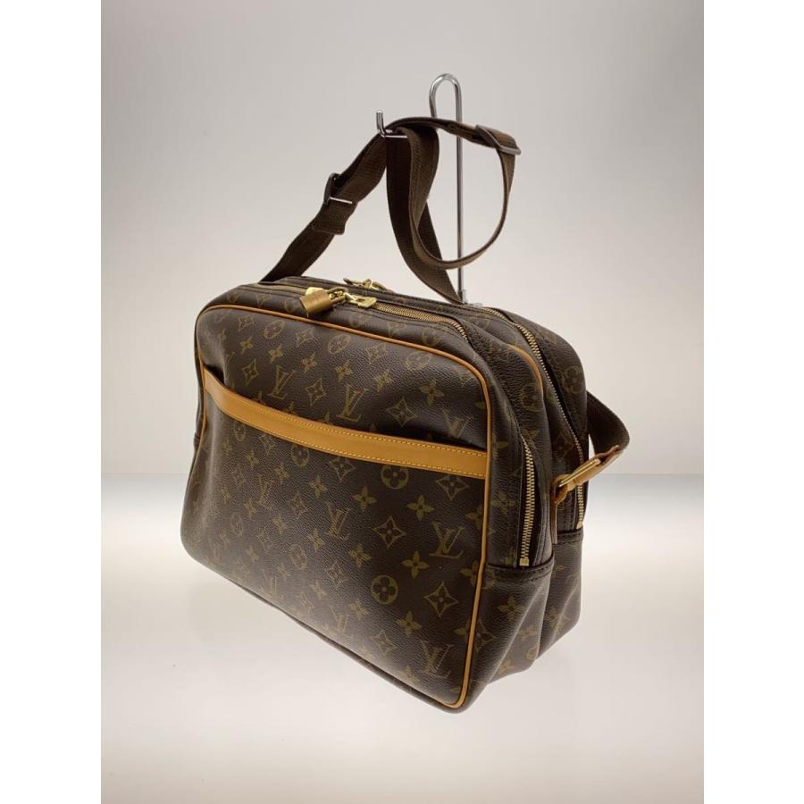 LOUIS VUITTON◇リポーターGM_モノグラム・キャンバス/PVC/ブラウン
