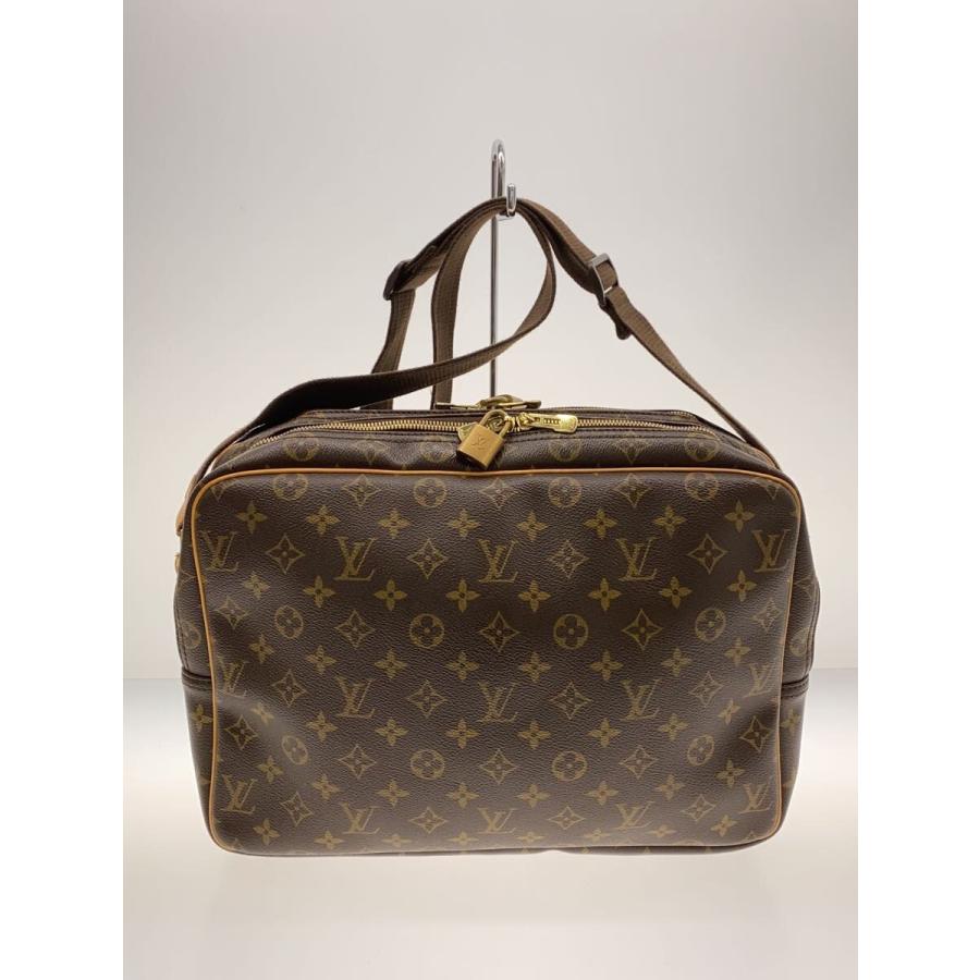LOUIS VUITTON◇リポーターGM_モノグラム・キャンバス/PVC/ブラウン