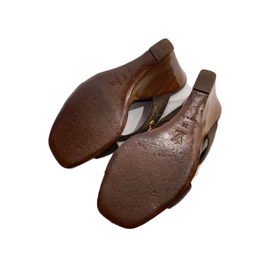 LOUIS VUITTON◇サンダル/38/BRW/T18710 : セカンドストリートYahoo!店