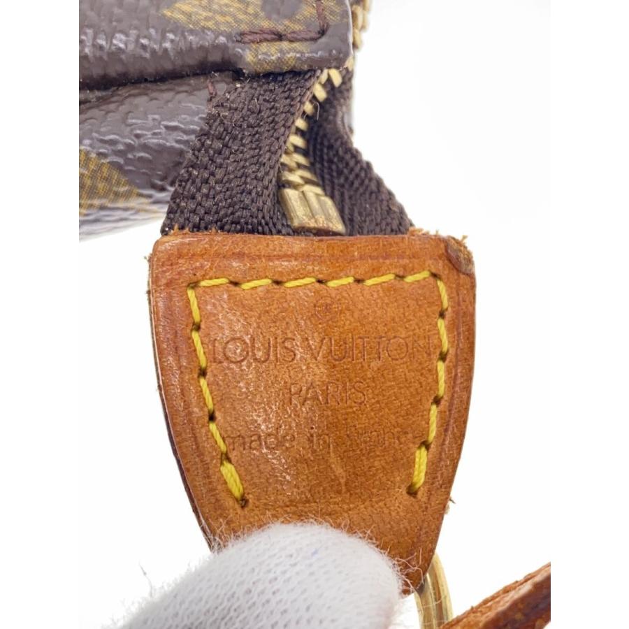 LOUIS VUITTON / 1)ポシェット・アクセソワール_モノグラム・キャンバス/PVC/BRW LOUIS VUITTON◇1)ポシェット・アクセソワール_モノグラム・キャンバス