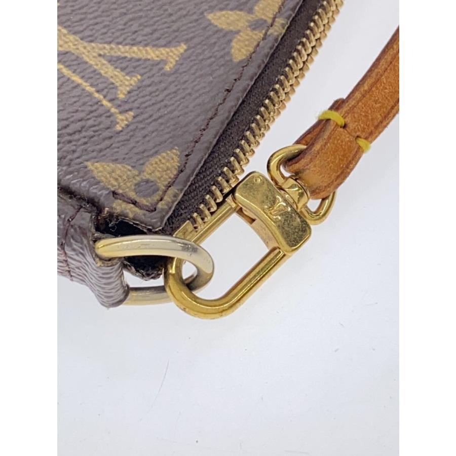 LOUIS VUITTON / 1)ポシェット・アクセソワール_モノグラム・キャンバス/PVC/BRW LOUIS VUITTON◇1)ポシェット・アクセソワール_モノグラム・キャンバス