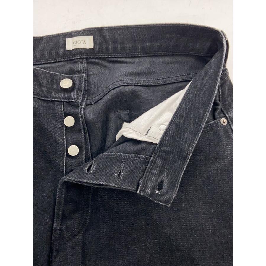 CIOTA◇スビンコットンストレートデニム/ボトム/32/デニム/BLK/PTM-10W