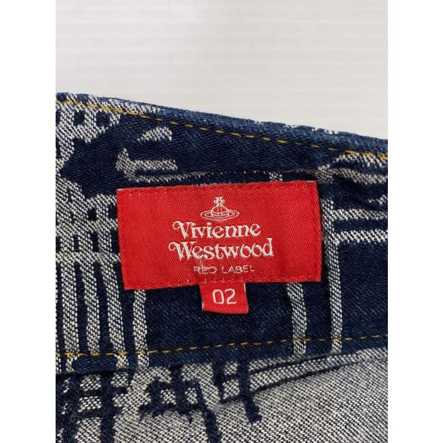 Vivienne Westwood RED LABEL◇MESSY ORB TARTAN DENIM/オーブタータン