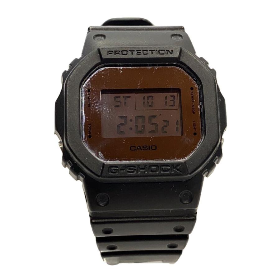 CASIO◇G-SHOCKクォーツ腕時計/デジタル/ラバー/BLK/BLK/DW-5600BBMA 