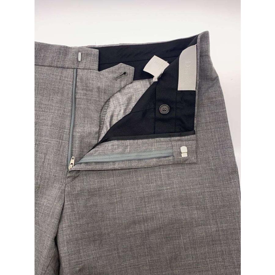 dior homme エディ期　スラックス　パンツ Dior HOMME◇04ss/strip期/エディ期/スラックスパンツ/50/ウール/GRY