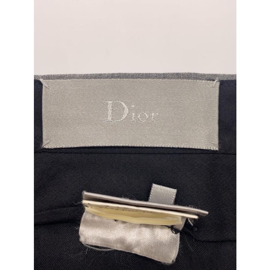 Dior HOMME◇04ss/strip期/エディ期/スラックスパンツ/50/ウール/GRY
