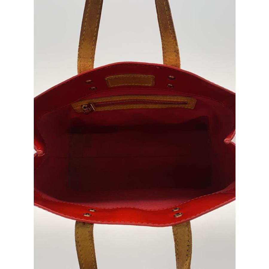 LOUIS VUITTON◇リードPM_モノグラム・ヴェルニ/エナメル/RED/総柄