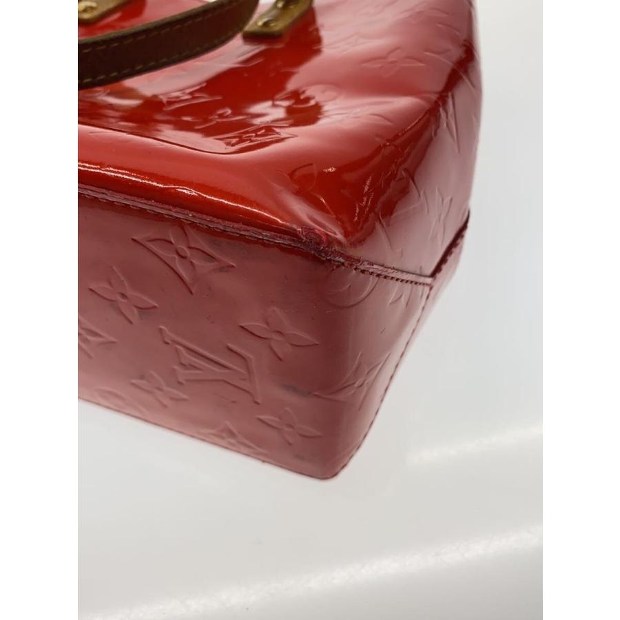 LOUIS VUITTON◇リードPM_モノグラム・ヴェルニ/エナメル/RED/総柄