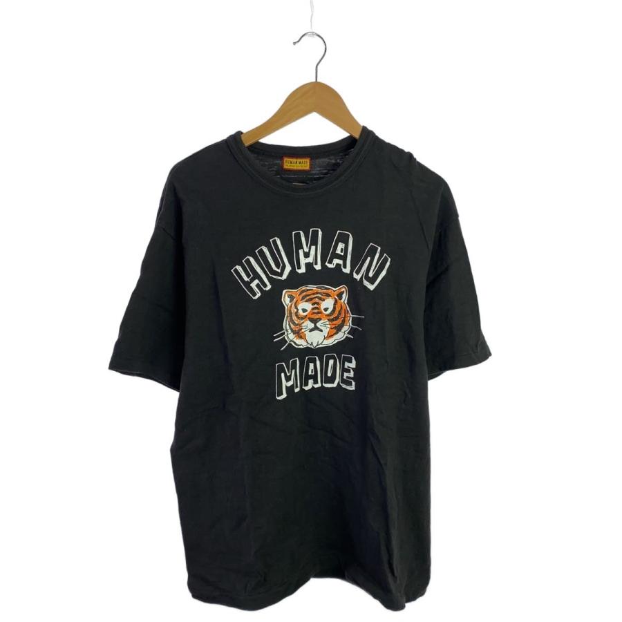 HUMAN MADE 半袖Tシャツ⭐︎XL HUMAN MADE◇Graphic T-shirt/タイガー/Tシャツ/XL/コットン/BLK