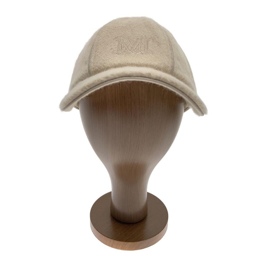 MAX MARA◇キャップ/58/ウール/CRM/レディース/23457601376