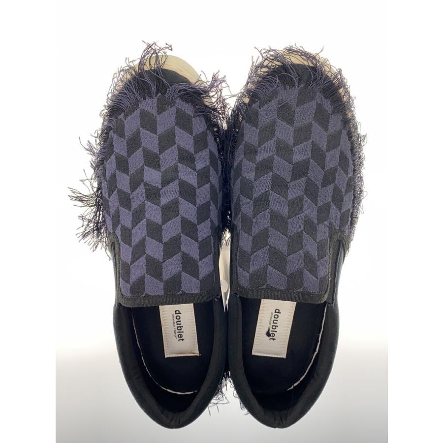 doublet◆FRINGE EMBROIDERY SNEAKER/フリンジ/ローカットスニーカー/25.5cm/BLK |  | 02