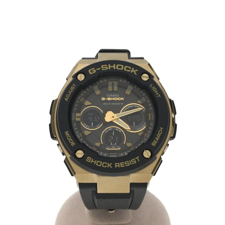 CASIO◇【美品】G-SHOCK ソーラー腕時計(GST-W300G)/デジアナ/ラバー
