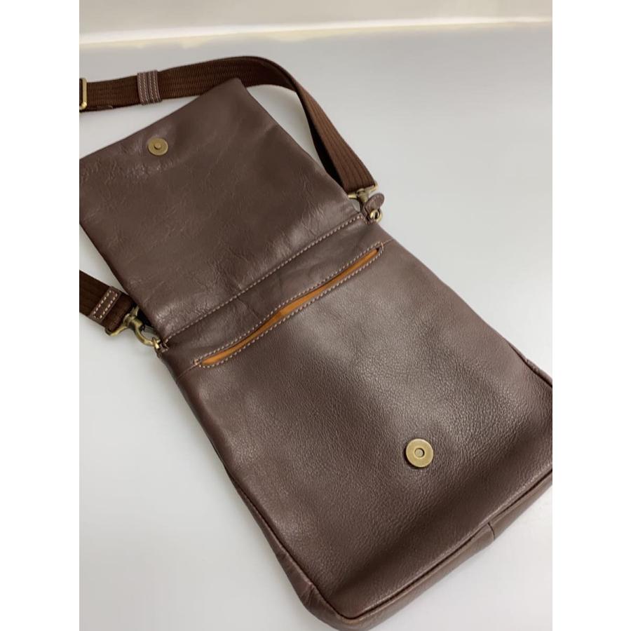 土屋鞄◇ショルダーバッグ/レザー/BRW/無地 : セカンド 土屋鞄◇ショルダーバッグ/レザー/BRW/無地 : セカンド