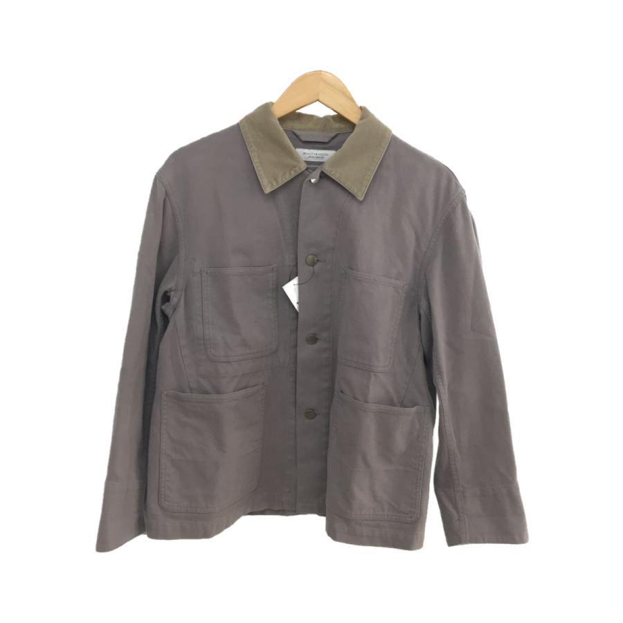 BEAUTY&YOUTH UNITED ARROWS◆BY コットン フランネル カバーオール ジャケット/カバーオール/S/コットン/GRY  :2319110694800:セカンドストリートYahoo!店 - 通販 - Yahoo!ショッピング