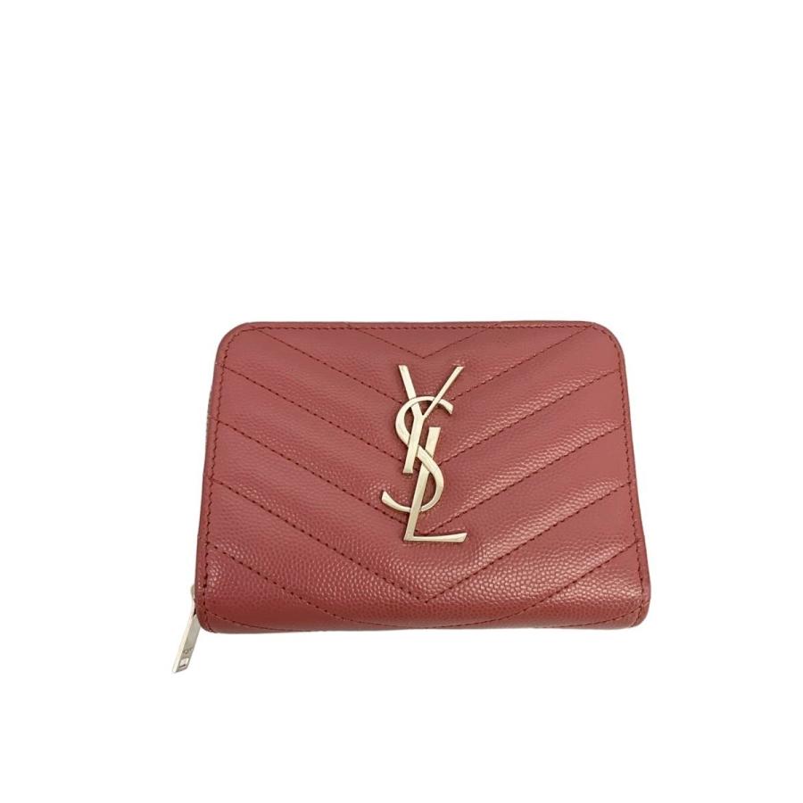 SAINT LAURENT 財布 正規品 レザー サンローラン SAINT LAURENT 財布 二つ折り財布 折りたたみ財布 小銭