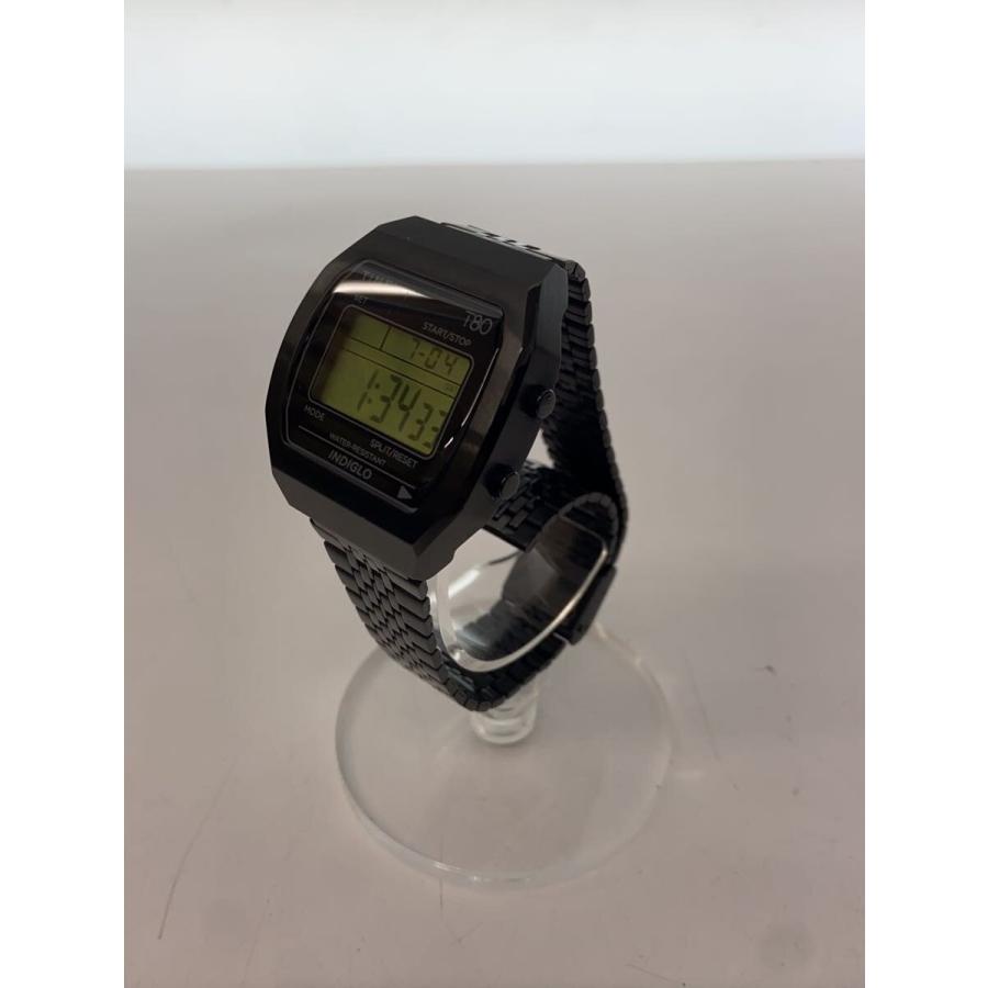 TIMEX◇クォーツ腕時計/デジタル/ステンレス/BLK/BLK/T80/TW2W91600