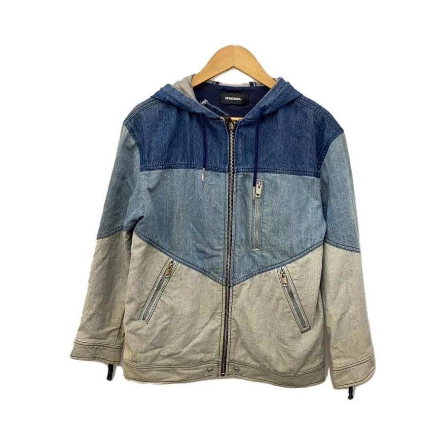 DIESEL◇D-OLAF JACKET/ジップパーカー/XS/デニム/BLU