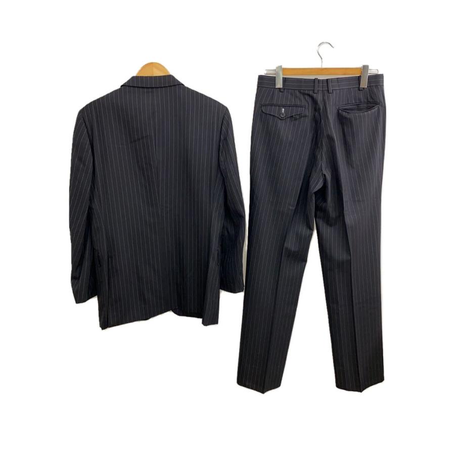 BURBERRY BLACK LABEL◇スーツ/ウール/ブラック/ストライプ BURBERRY BLACK LABEL◇スーツ/ウール/ブラック/ストライプ