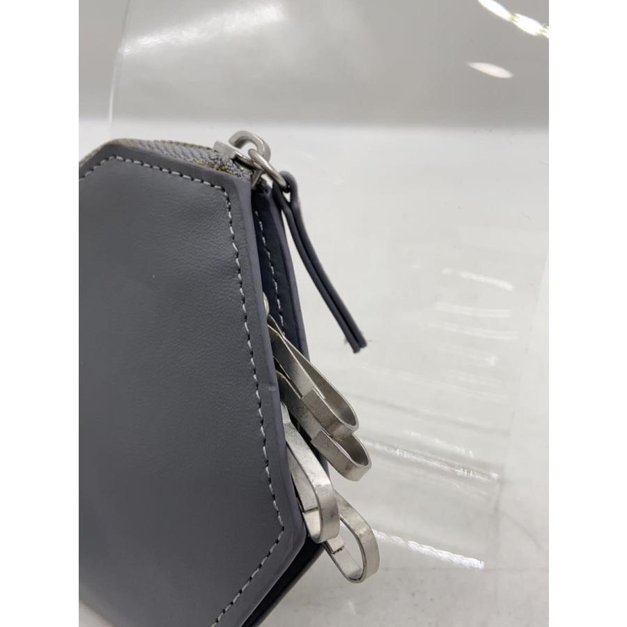 Kiko Kostadinov◇24AW/OHNE KEYCASE/キーケース/レザー/SLV/メンズ