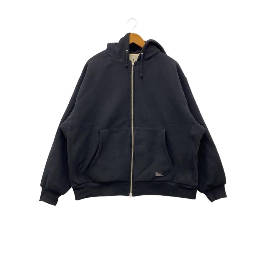 FAT 25th パーカー FAT◇ジップパーカー/XL/コットン/BLK/無地/F32521-SW17-AB/DUB-UP