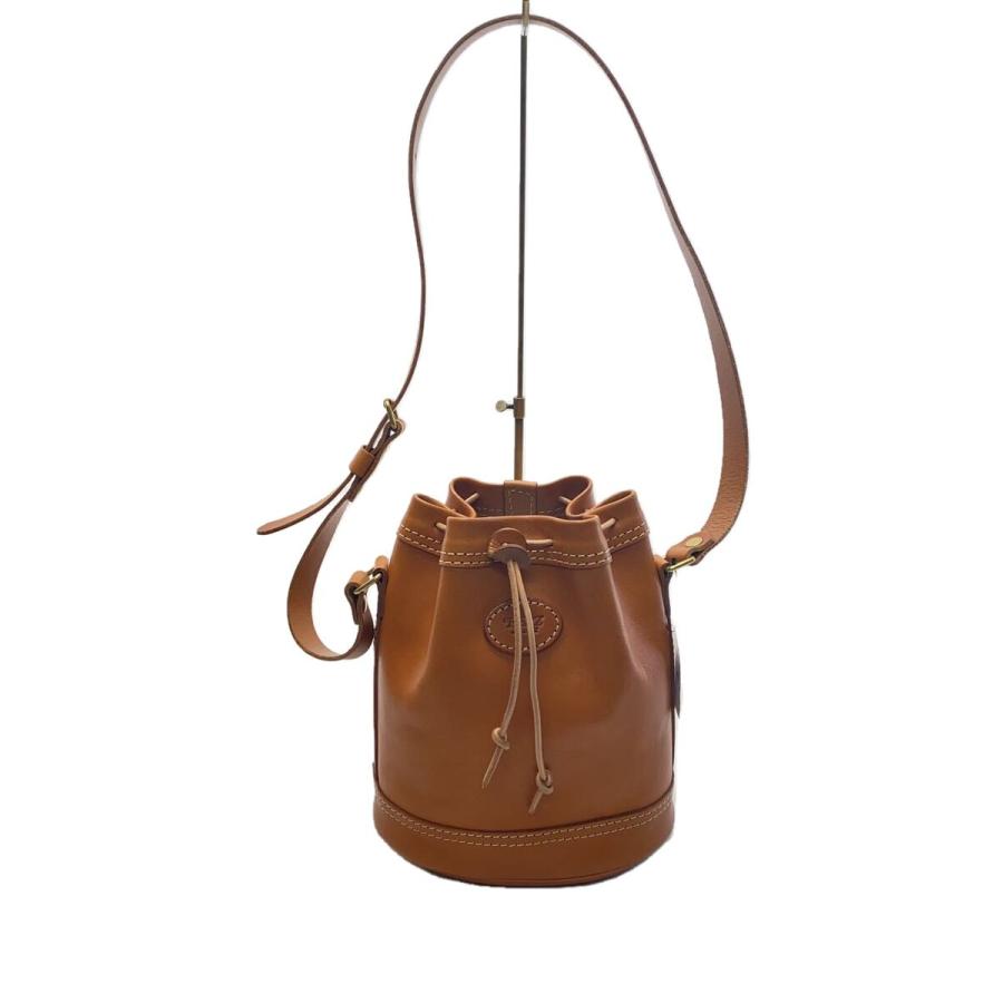 HERZ◇巾着ショルダーポシェット/ショルダーバッグ/レザー/CML/CK-28  