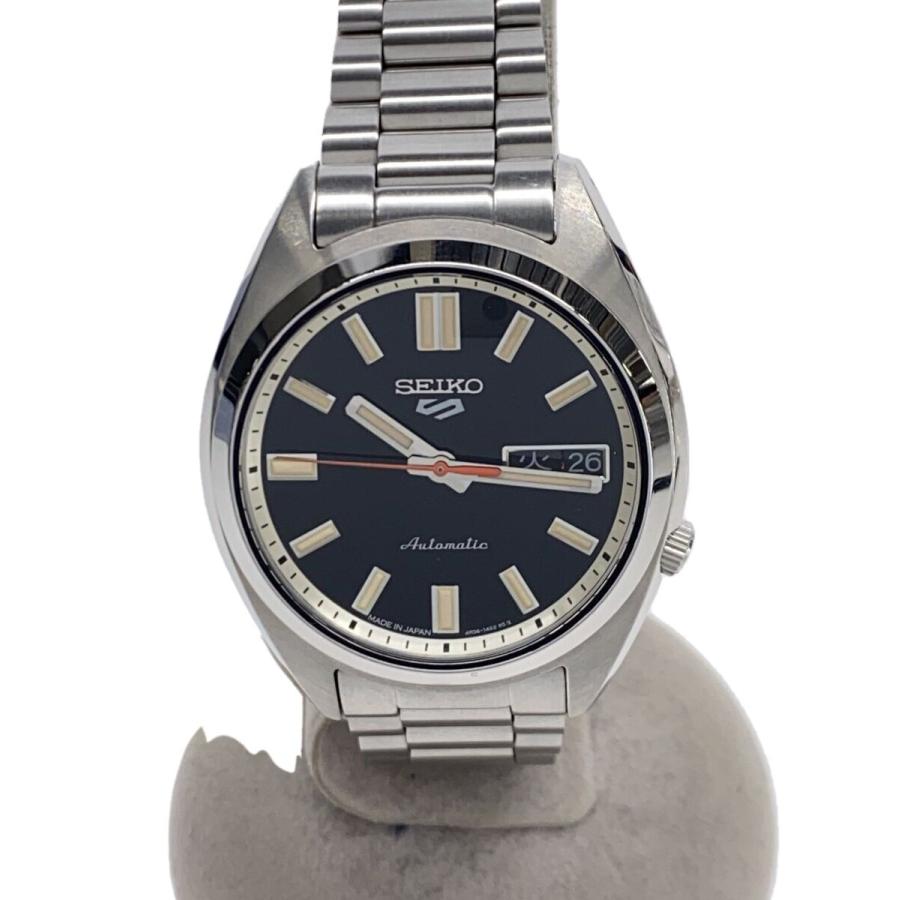 SEIKO / 自動巻腕時計/アナログ/ステンレス/SLV/SLV/SS/4R36-15M0 SEIKO◇5スポーツ/自動巻腕時計/アナログ/ステンレス/BLK/SLV/4R36