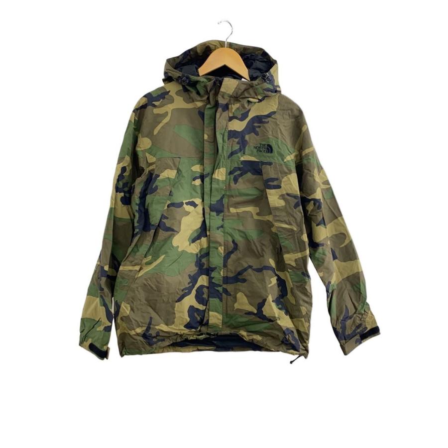 THE NORTH FACE◇NOVELTY SCOOP JACKET/XL/ナイロン/GRN/カモフラ