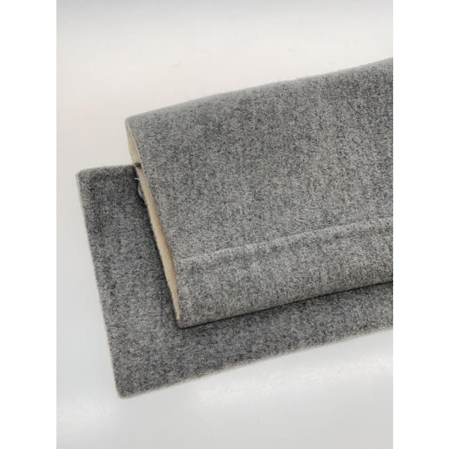 FENDI◆チェスターコート/40/カシミア/レザーポケット/GRY/無地/FF8659 W18//_5