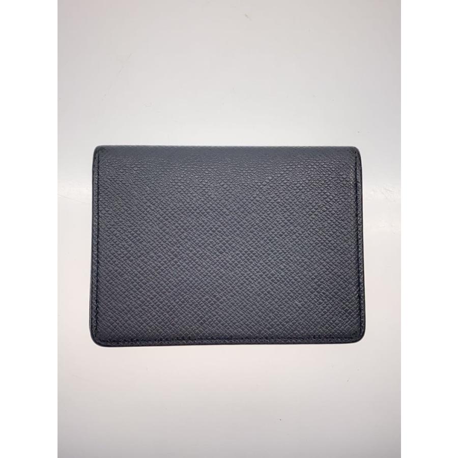 LOUIS VUITTON◇カードケース/レザー/BLK/ブラック/無地/メンズ/m30492