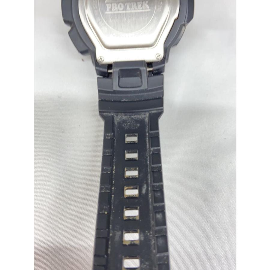 CASIO◇ソーラー腕時計・PROTREK/デジタル/BLK/BLK : セカンド