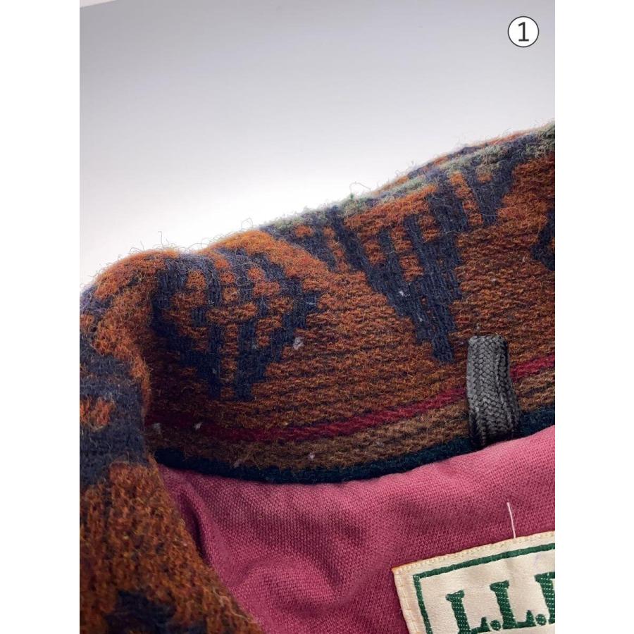 L.L.Bean◇ジャケット/--/ウール/マルチカラー/総柄/ネイティブ柄/80s