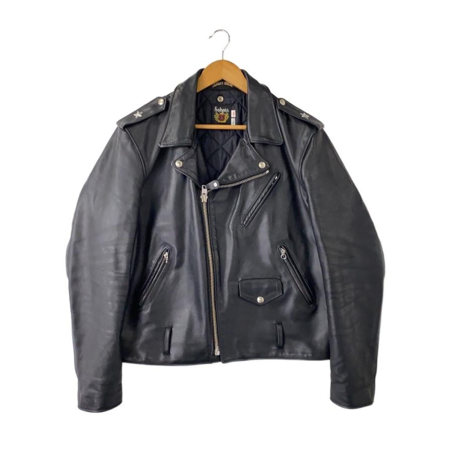 Schott◇613UST VINTAGE ONESTAR/ダブルライダースジャケット/46