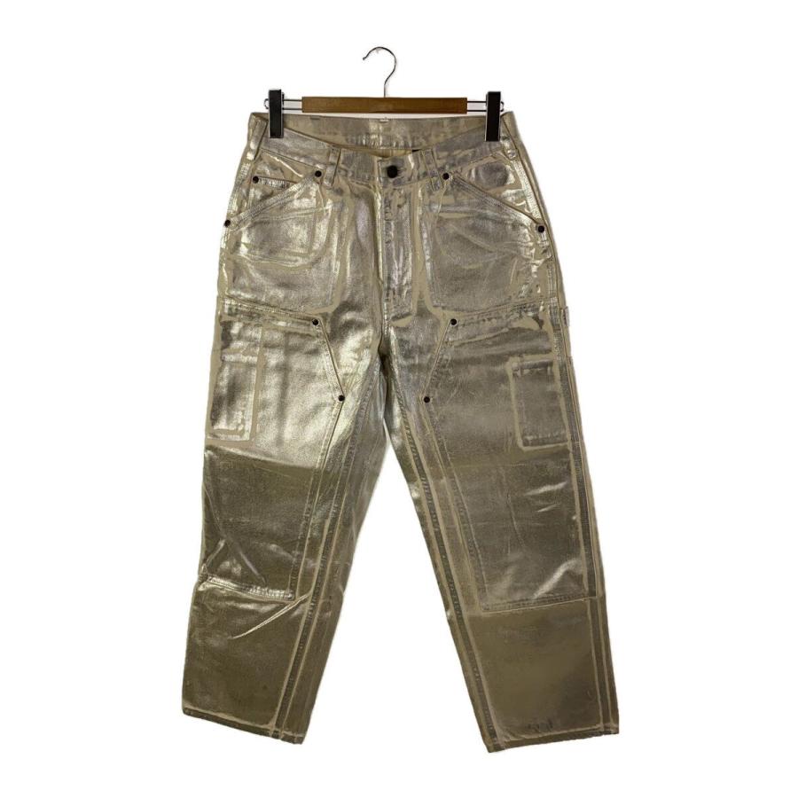 Supreme◇MM6 Foil Double Knee Painter Pant Natural/30/コットン/SLV