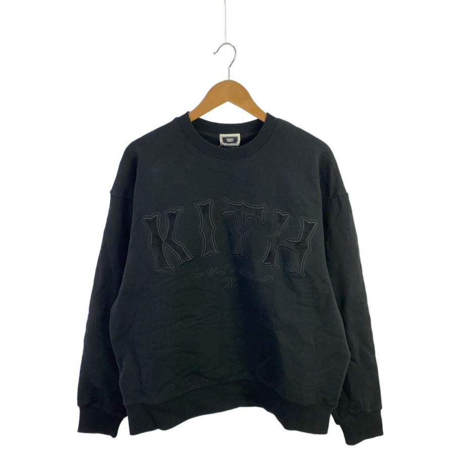 KITH◇スウェット/M/コットン/BLK/無地/25-070-060-0029-4-0