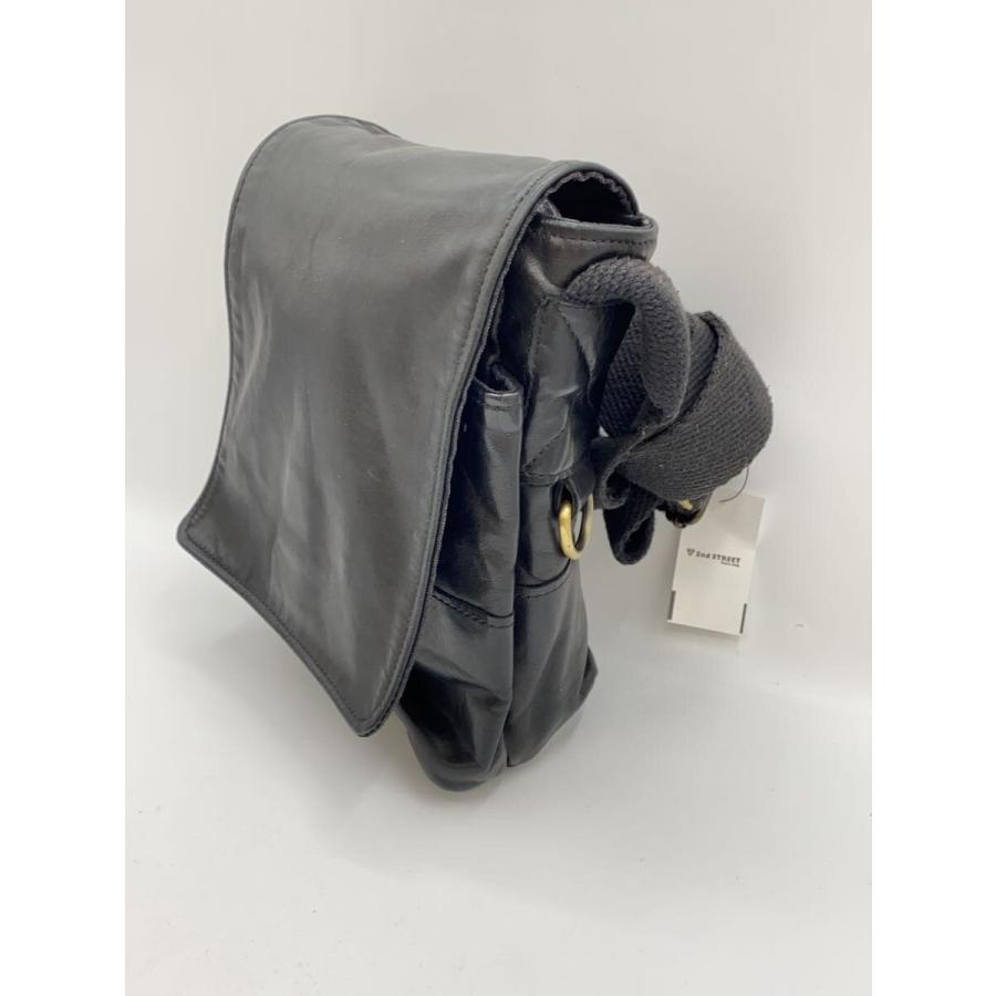 メンズ 【美品】Jas M.B. London ショルダーバッグ 立体エンボス加工 真鍮