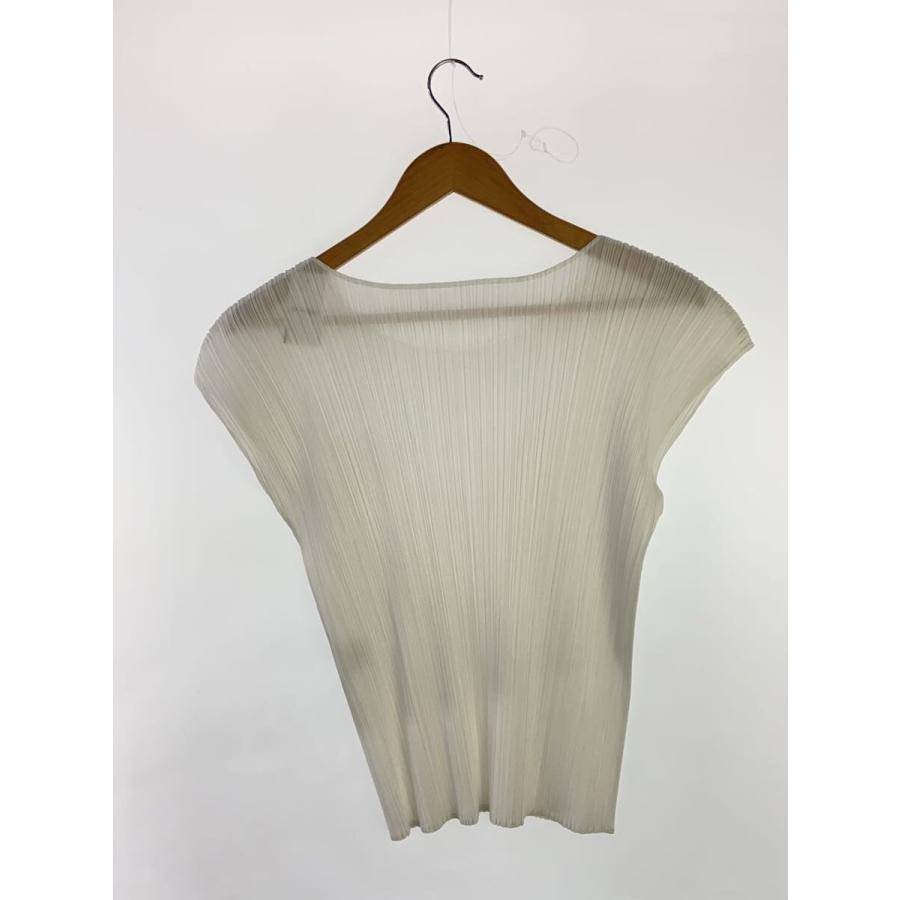 PLEATS PLEASE ISSEY MIYAKE◇ノースリーブカットソー/3/ポリエステル