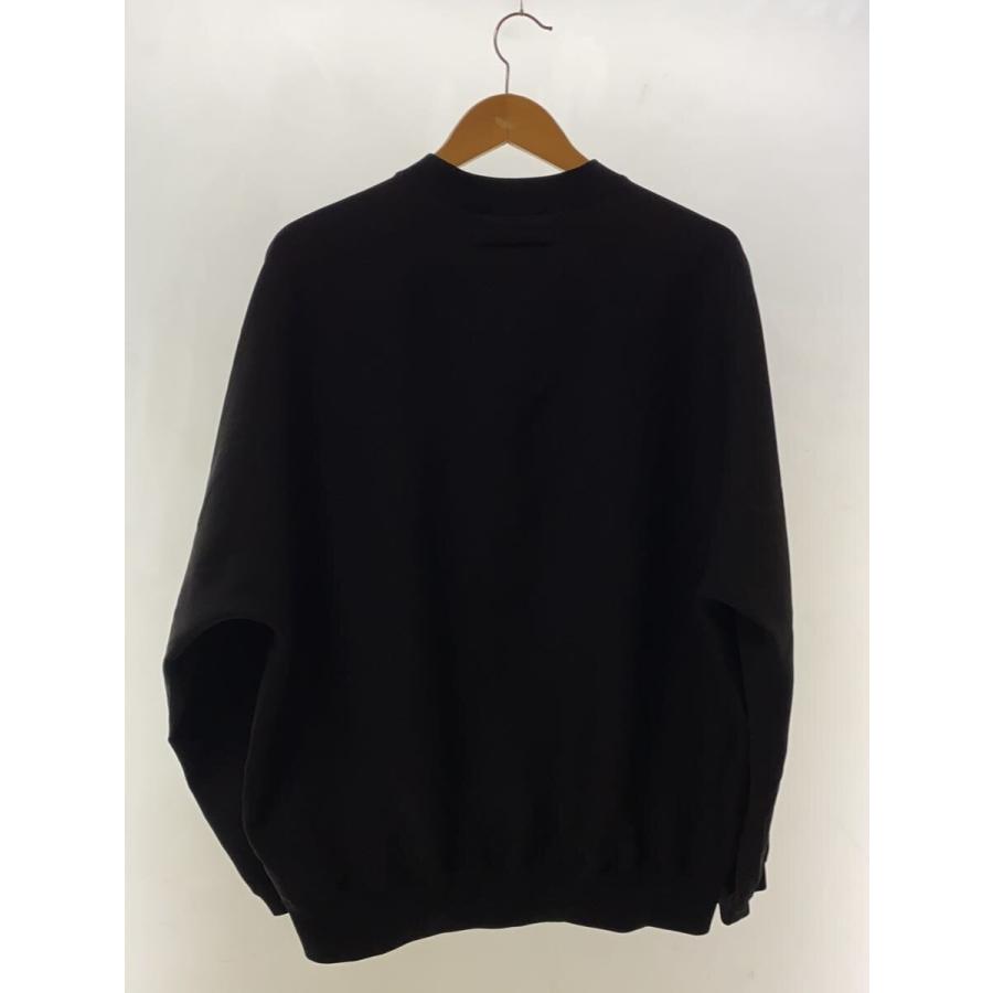 UNITED ARROWS & SONS◇長袖Tシャツ/M/ポリエステル/BLK/無地/5512-299 
